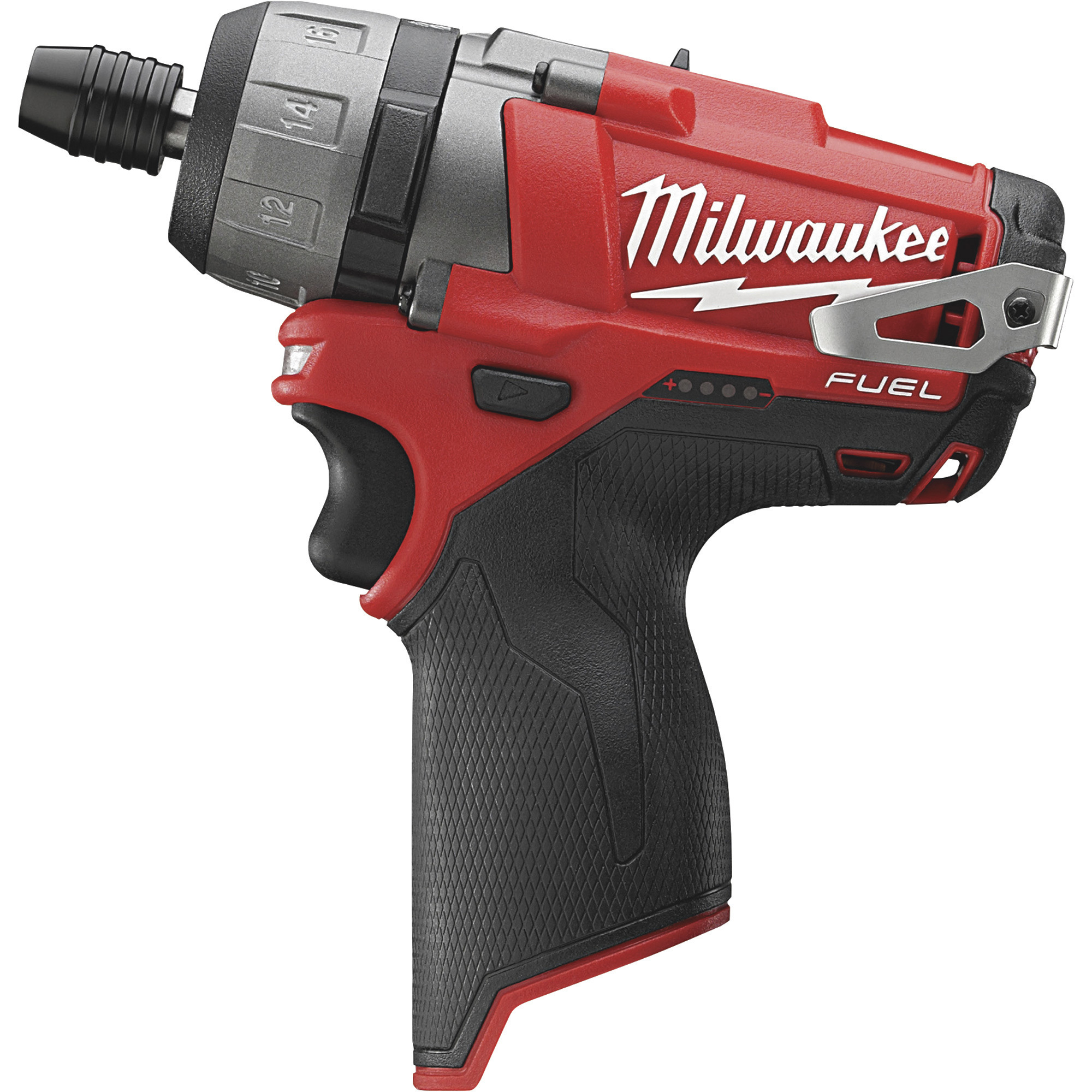 Milwaukee M12 FUEL Li-Ion Cordless Electric 2-Speed Screwdriver, Tool Only, 1/4in. Hex, 1700 RPM, Model# 2402-20